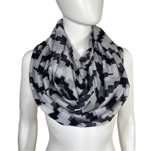 Mudd Sheer Southwestern Design Infinity Scarf - Picture 1 of 6